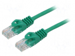 Patch cord | U/UTP | Cat: 6 | RJ45 plug,both sides | stranded | CCA | 20m