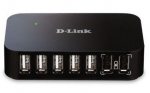 Routers D-link  7-Port USB 2.0 Hub DUB-H7/E
