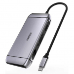 Other Computer Accessory Choetech  Choetech 9in1 multifunctional USB Type C HUB - 3x USB 3.2 Gen 1 / SD and TF memory card reader / HDMI 4K 30Hz / VGA Full HD 60Hz / USB Type C / RJ45 gray (HUB-M15 gray)