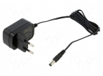 Power supply: switching | mains,plug-in | 24VDC | 0.5A | 12W | 82.96%