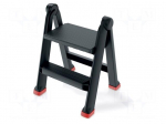 Ladder | anti-slip steps | single sided | 150kg | UNI LADDER