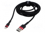 Cable | High Speed,USB 2.0 | Apple Lightning plug,USB A plug | 1m