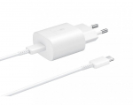 Adapter Samsung  EP-TA800XWE Samsung 25W Travel Charger USB-C Data Cabel White