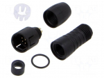 Connector: circular | 620 | 60V | 1A | PIN: 8 | plug | male | soldering | IP67