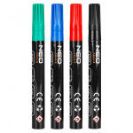 T&ouml;&ouml;riistad ja m&otilde;&otilde;teseadmed // K&auml;sit&ouml;&ouml;riistad ja k&auml;sit&ouml;&ouml;riistade komplektid // Marker budowlany gruby, 4 kolory, permanentny, wodoodporny, lakierowy, aluminiowy, 4 szt.