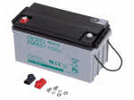 Re-battery: acid-lead | 12V | 80Ah | AGM | 350x167x182mm | 23kg