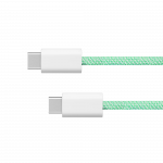 Nutitelefonide varuosad // Kaablid // Kabel USB typu C - USB typu C 100 W 1,5 m zielony Kruger&Matz Basic