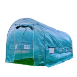 PNI SG500 garden solarium size 457 * 210 * 210 cm, solid steel structure, windows with mosquito nets, zipper closure