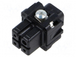 Connector: HDC | contact insert | female | CK | PIN: 3 | 10A | 600V | 3+PE