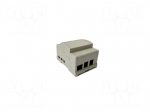 Enclosure: for computer | grey | 69mm | for DIN rail mounting