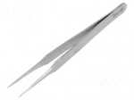 Tweezers | 115mm | universal | Type of tweezers: straight