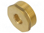 Splice terminal: adapter | male-female,reductive | brass CW617N