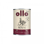 OLLO Pure Duck with apple - wet dog food - 400g