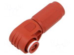 Connector: DC supply | plug | ES-350A | 300A | 1.5kV | PIN: 1 | IP67