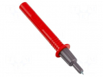 Measuring tip | 36A | red | Tip diameter: 4mm | Socket size: 4mm