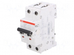 Circuit breaker | 230/400VAC | Inom: 2A | Poles: 2 | Charact: K | 6kA
