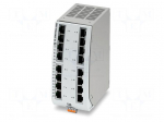 Switch Ethernet | unmanaged | Number of ports: 16 | 9&divide;32VDC | RJ45