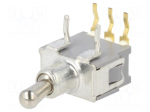 Switch: toggle | Pos: 2 | SPDT | ON-ON | 0.05A/48VAC | 0.05A/48VDC