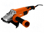 Angle grinder | electric | 3000W | 230VAC | Features: fast connector