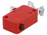 Microswitch SNAP ACTION | without lever | SPST-NO | 10A/250VAC