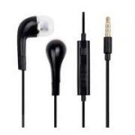 Wired headphones Samsung EHS64AVFBE Universal In-Ear Headset with 3.5mm Jack connection microphone/remote Black (OEM)