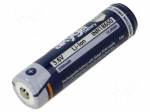 Re-battery: Li-Ion | 18650,MR18650 | 3.6V | 3350mAh | &Oslash;18.5x69.5mm