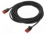 Patch cord | U/UTP | Cat: 6 | RJ45 plug,both sides | stranded | Cu | 5m