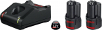 Bosch 1 600 A01 9RD cordless tool battery / charger Battery & charger set