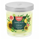 Bolsius Floral Fusion Scented Candle 80x72mm Sunflower & Citrus