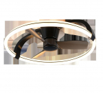 Trio Stockholm LED ceiling fan matt black R64262132 4017807644371