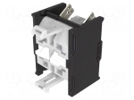 Contact block | 22mm | 04 | front fixing | plug-in terminals | 500VAC
