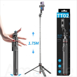 Riff RF-TT02 Universal Selfie stick with auto Pop open tripod (ext. length 1.7m) with BT remote control