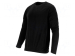 Long-sleeved t-shirt | Size: XL (182/108-114) | black | 170g/m2