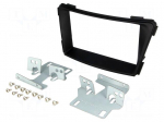 Radio mounting frame | Hyundai | 2 DIN | black