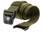 Trousers belt | Size: one size | green | L: 1300mm | W: 37mm