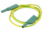 Test lead | 32A | banana plug with axial socket 4mm,both sides