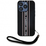Other goods Karl Lagerfeld  Karl Lagerfeld Saffiano Athleisure Stripes Cord iPhone 15 Pro Max Case - Pink