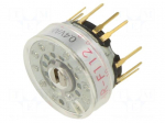 Switch: rotary | Pos: 12 | 0.1A/28VAC | 0.1A/28VDC | Poles number: 1