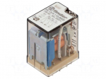 Relay: electromagnetic | 3PDT | 110VDC | Icontacts max: 10A | PCB | 1W