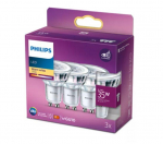 PHILIPS LED stikla 35W GU10 Silti balta 2700K 230V 36D 3 gab spuldze 8719514265486 929001217857