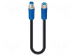 Cable: for sensors/automation | M12 | PIN: 5 | 6.5m | plug | 600VDC | 16A