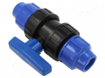 Splice terminal: clamping | &Oslash;out: 25mm | &Oslash;in: 25mm | for PE pipes