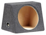 Car loudspeaker enclosure | MDF | black melange | textil | 50l | 380mm