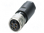 Connector: 7/8" | plug | PIN: 5 | straight | unshielded | 9A | 300V | IP67