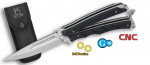 N&oacute;ż K25 02263 Balisong CNC Blade Ball Bearing