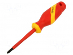 Screwdriver: insulated | Phillips | PH1 | 80mm | 1kVAC