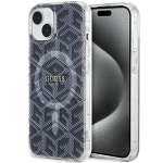 Guess GUHMP15SHGCUSTGK Hardcase IML GCube MagSafe for iPhone 15 / 14 / 13 6.1" / black