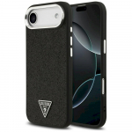 Case Guess Glitter Triangle Logo MagSafe for iPhone Air / black