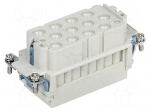 Connector: HDC | contact insert | female | 10A,40A | 250V,690V