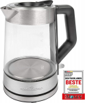 ProfiCook glass kettle PC-WKS 1190 G&nbsp;(inox / black, 1.7 liters)